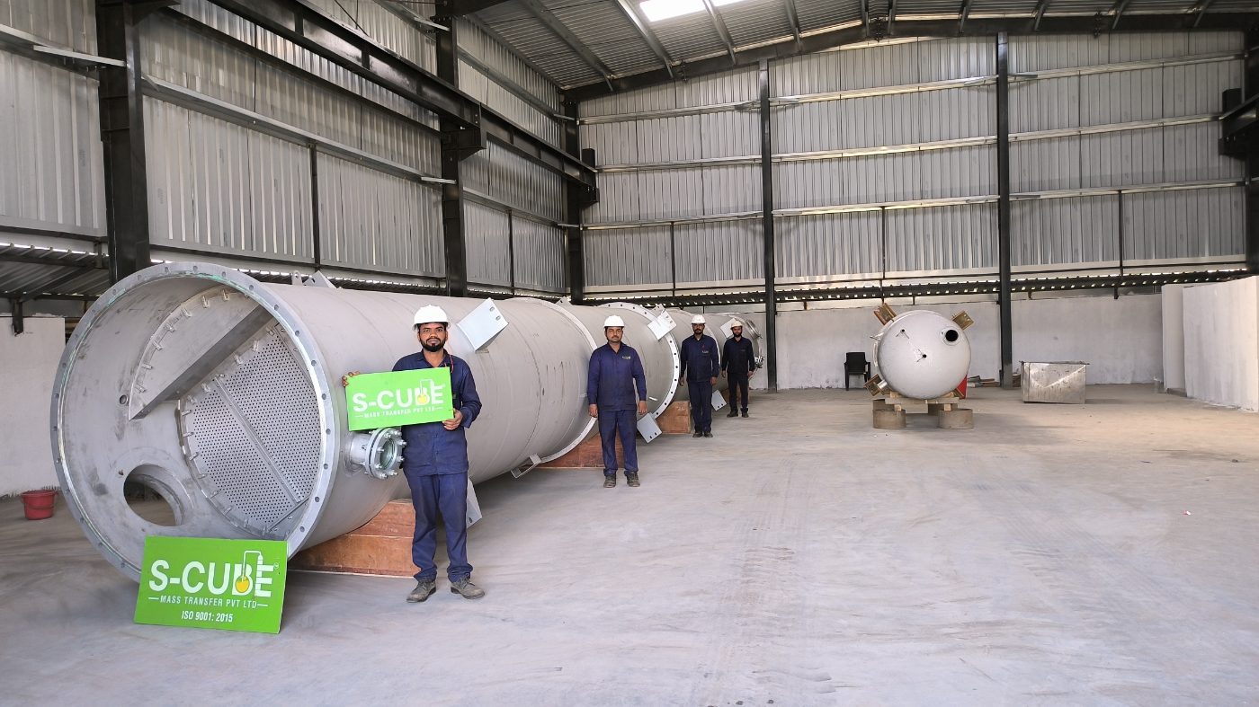 Distillation Columns — S-Cube fabrication 3