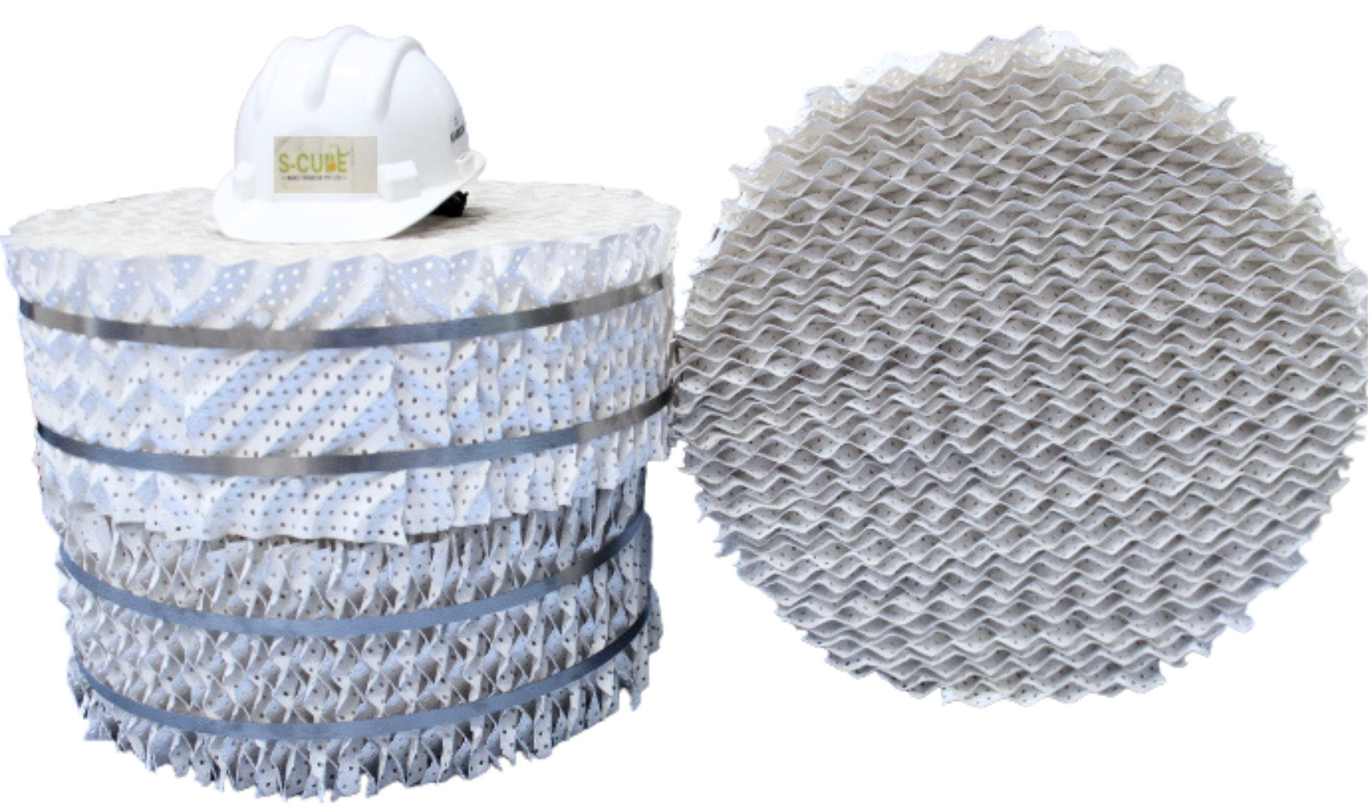 Non-metallic Structured Packing