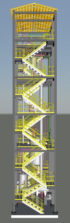 3D Drawing of Process Plant