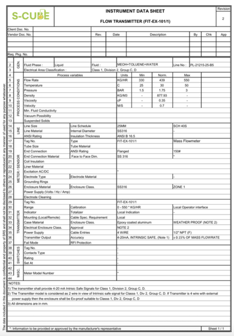 Hydraulic Calculation