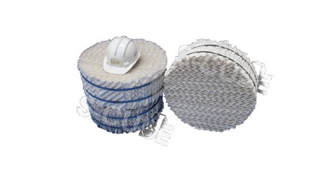 Non-metallic Structured Packing